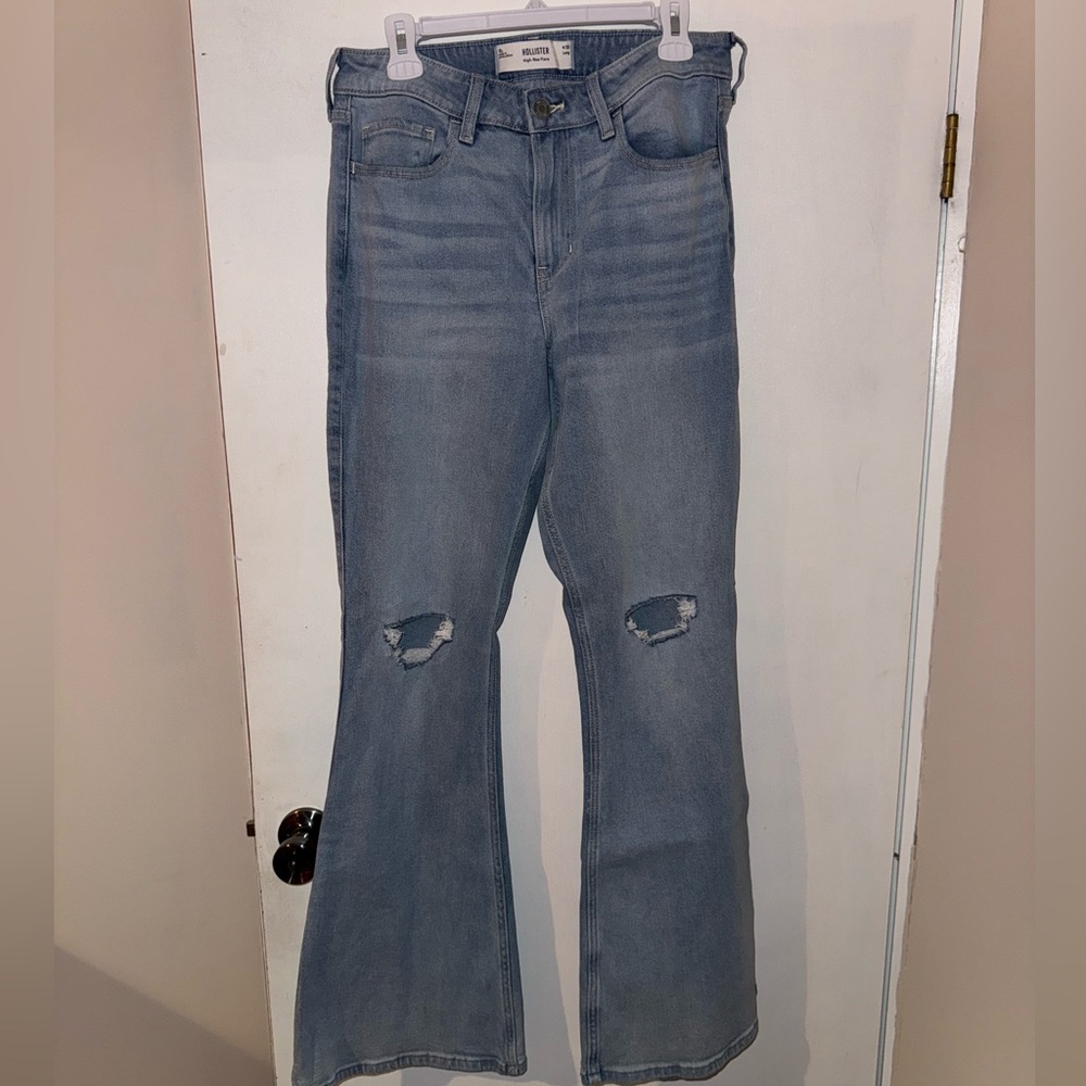 Hollister High Rise Flare Jeans Size 10Long